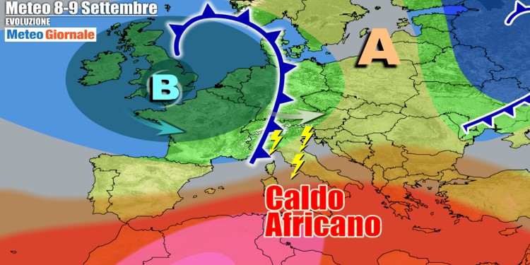 Meteo Italia: tra violenti temporali con grandine e caldo fuori stagione