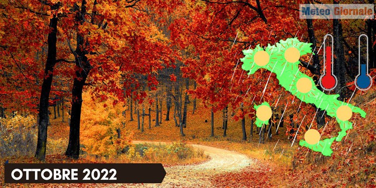 Ottobre 2022, le prospettive del Meteo dell’Aeronautica. Autunno in Italia