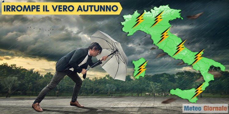 Meteo d’Autunno: prossima settimana con piogge, temporali. Inizia la stagione della neve