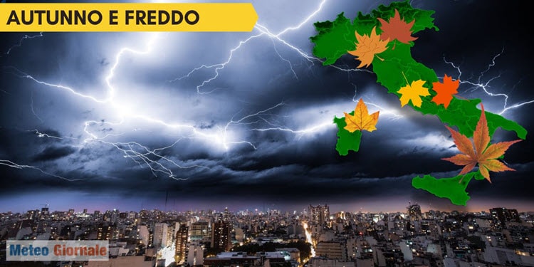 Meteo Italia, irromperà l’Autunno, ma quanto farà freddo? I numeri del raffreddamento. Temperature ko tepore