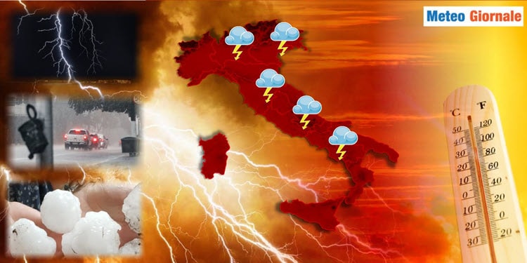 Meteo doppio shock: dal caldo esagerato alla burrasca autunnale. Crollo temperatura. Neve su Alpi