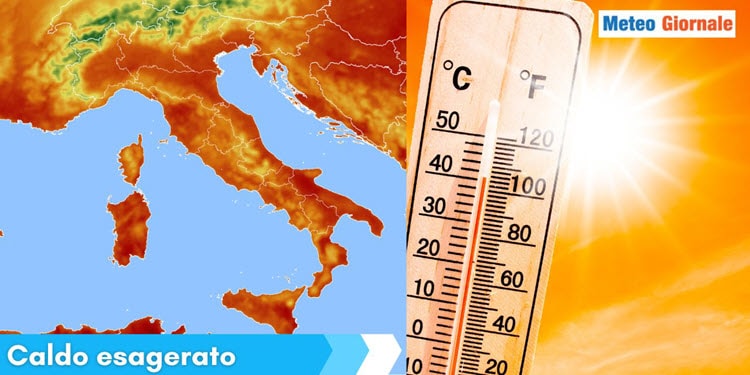 Meteo Italia: ecco le temperature previste durante l’ondata di calore estremo anche oltre 40 gradi