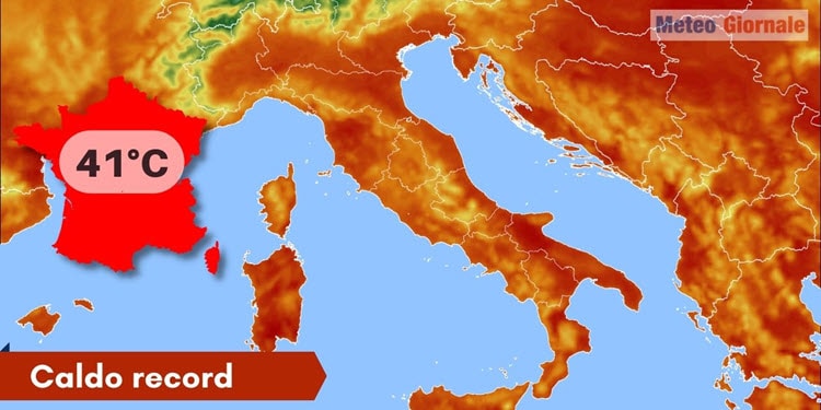 Meteo, in Francia caldo record peggio del Settembre 1946. Toccati i 41 gradi, arriva in Italia