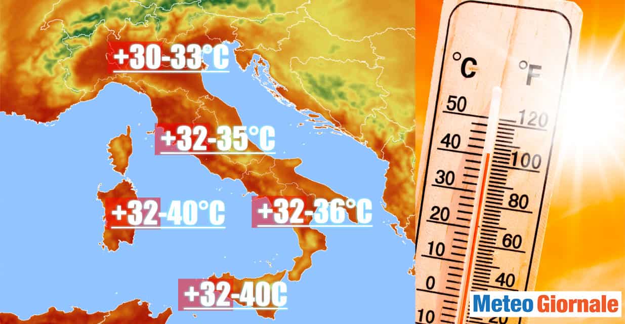 meteo con ondata di caldo 7521
