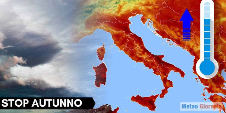 Meteo stravolto per lo stop al vero Autunno