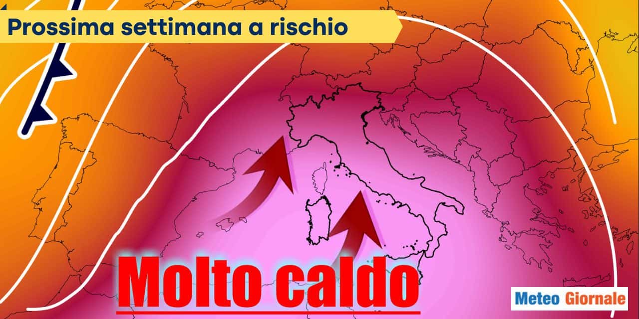 meteo prossima settimana . 6265