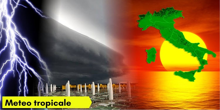 Meteo due settimane con prepotente fiammata dall’Africa anche il Nord Italia. Temporali violenti