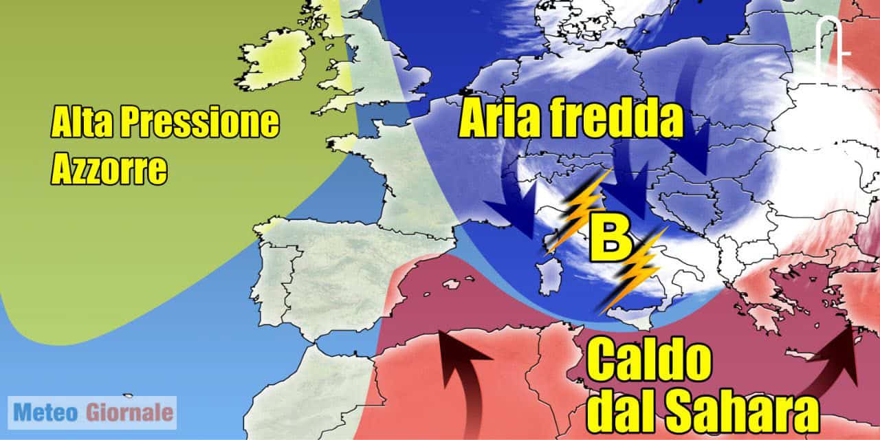 Meteo estivo al collasso sotto venti dall’Artico. Fenomeno invernale, ma è solo autunno