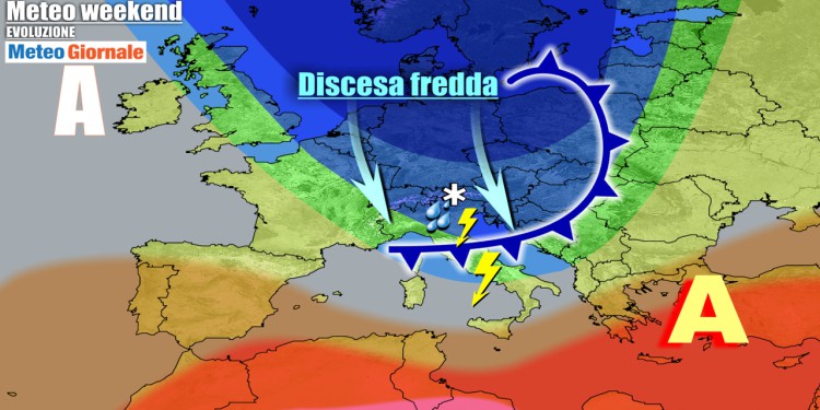 Meteo Italia: weekend con stop Estate a suon di temporali, pioggia e neve