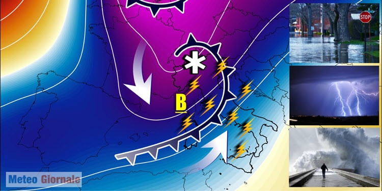 Meteo che cambia: mezza Italia sotto piogge anche forti, intensi temporali e persino nubifragi