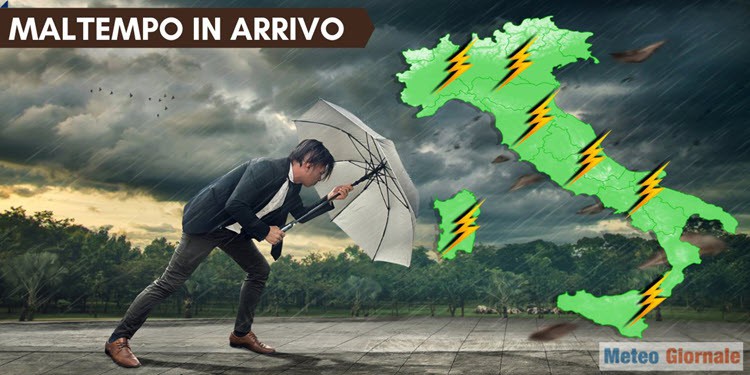 Assalto meteo con temporali eccezionali. La dinamica del peggioramento sarà eccezionale