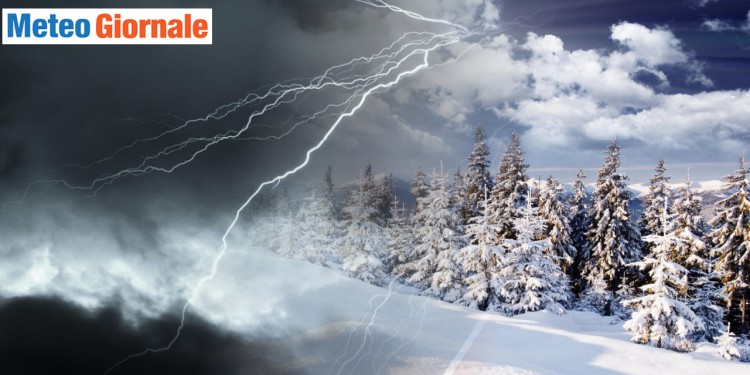 Meteo, imminente brusco raffreddamento ed è in arrivo la prima neve