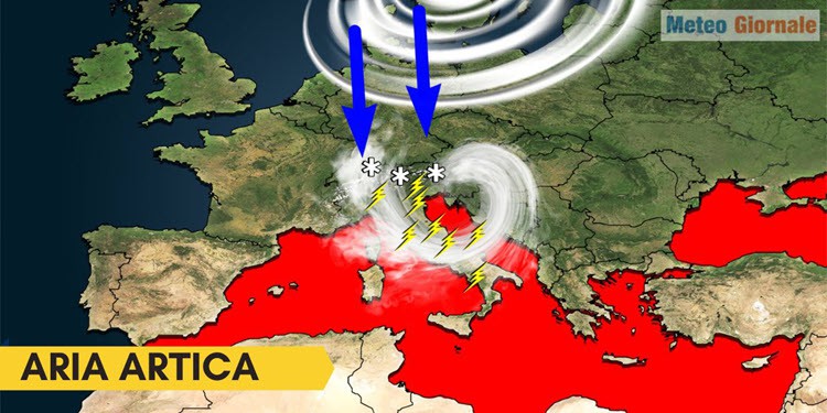 Meteo, alluvioni, caldo, ma stasera verso la burrasca artica su Italia