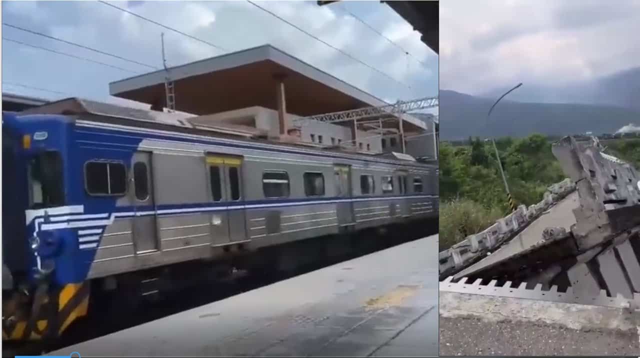 Forte terremoto magnitudo 7.2 a Taiwan. Video delle fortissime scosse