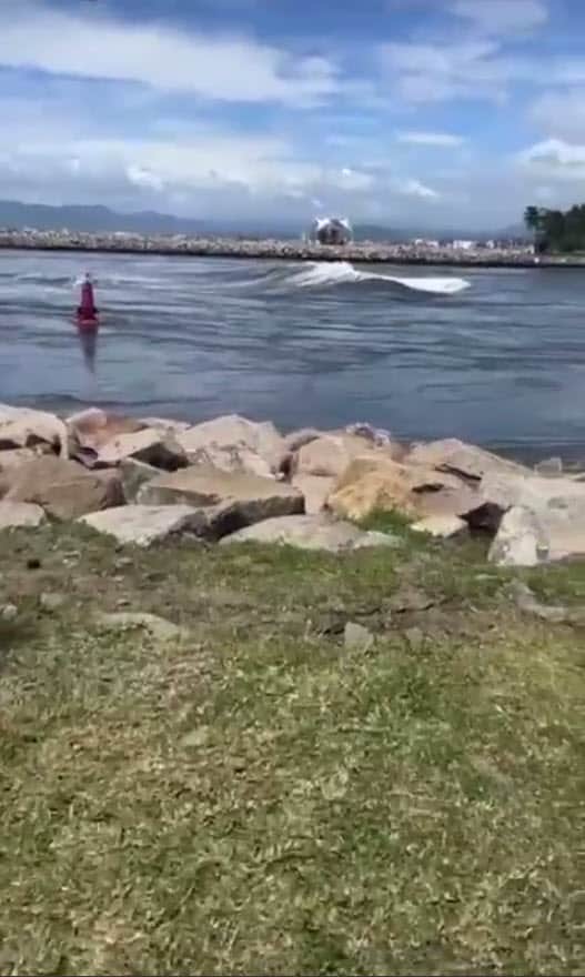 Tsunami in Messico. Video