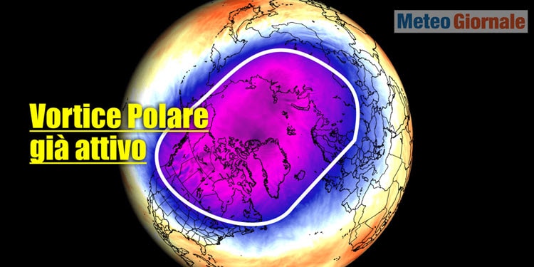 Meteo verso il freddo precoce. Gli effetti del Vortice Polare da subito anche in Italia
