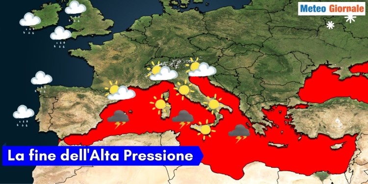 Imponente “blocco a Omega”: difficile mandar via l’Anticiclone