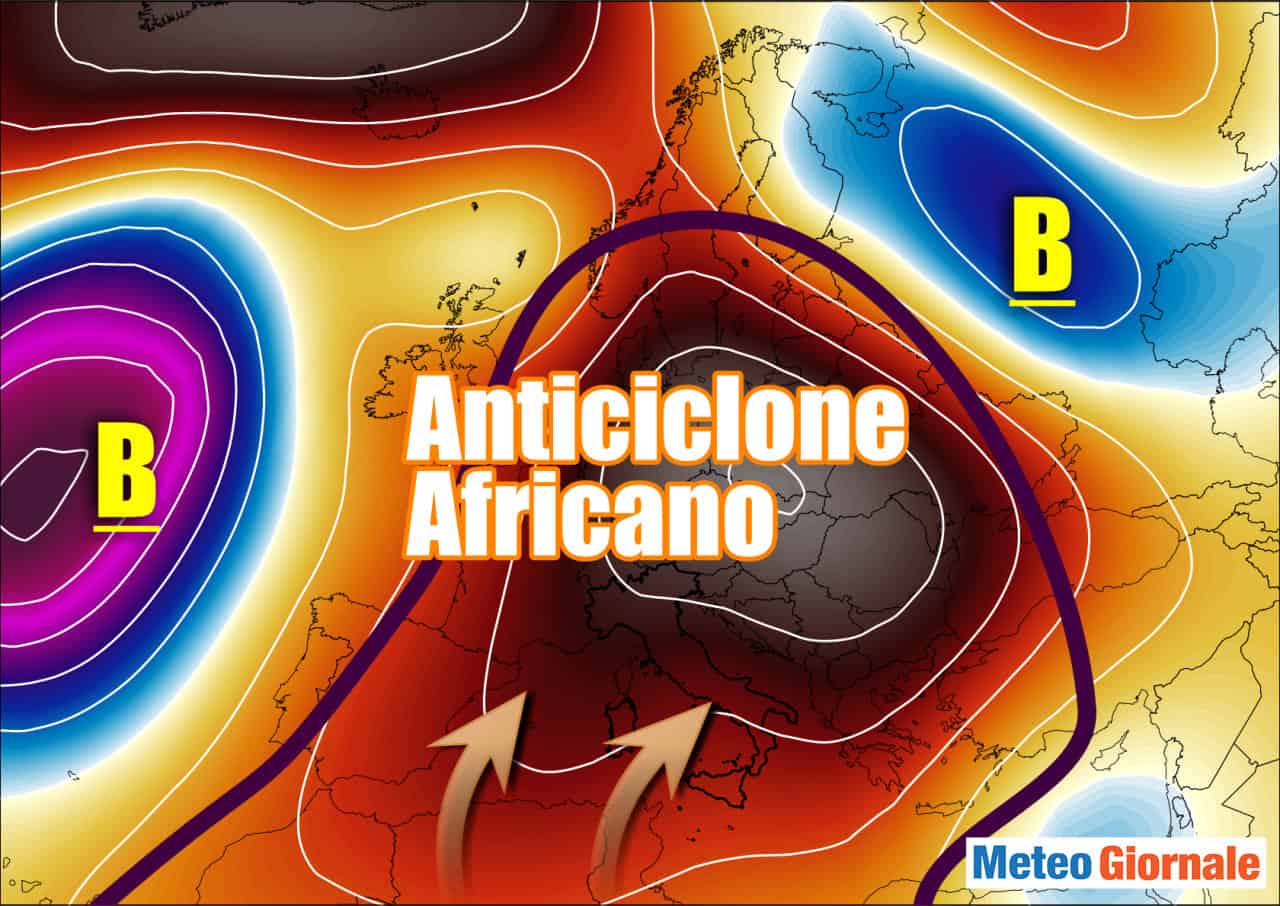 anticiclone africano ottobre 2022