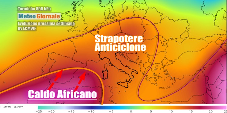 Autunno verso assente. Strapotere Anticiclone Africano sull’Italia, meteo come se fosse Estate