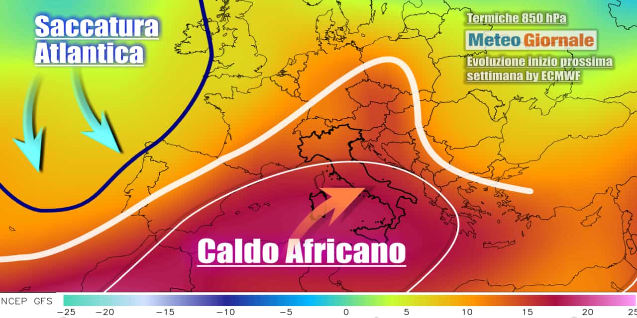 Anticiclone africano porterà caldo eccezionale per fine Ottobre