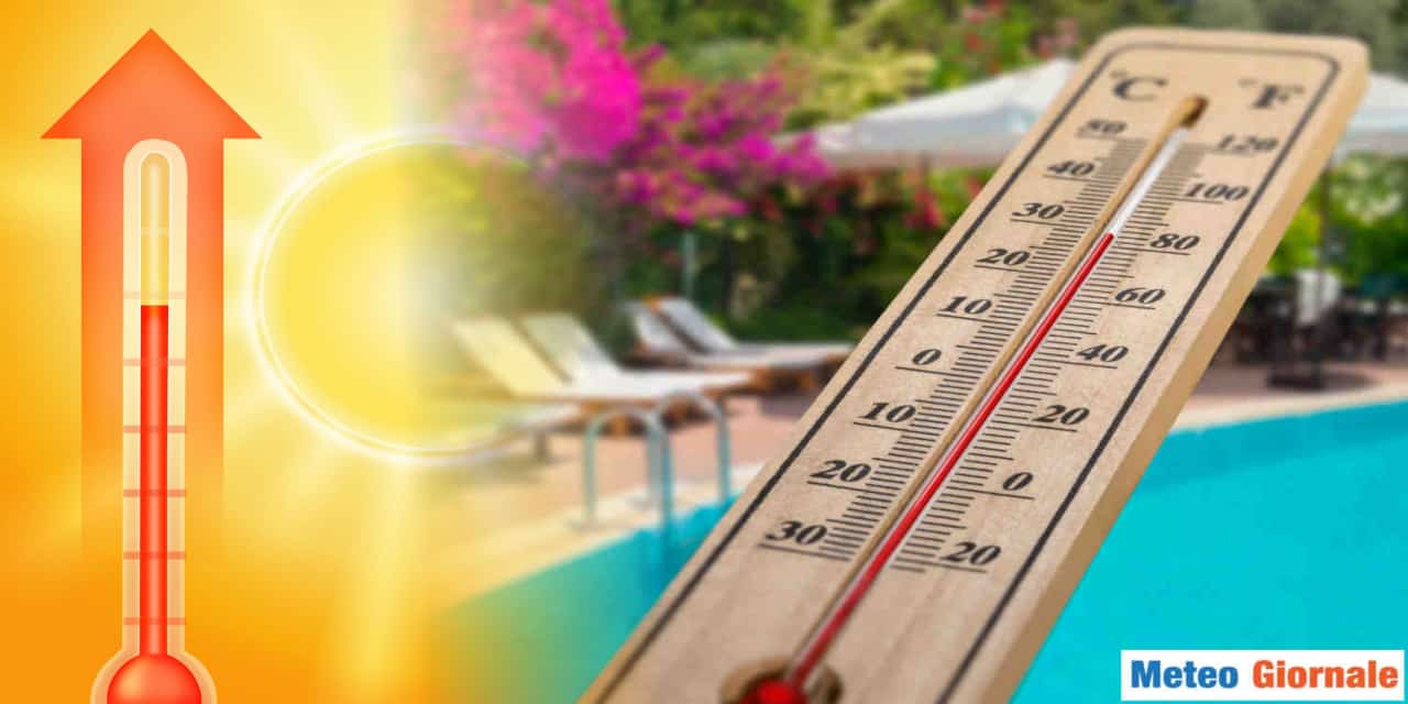Temperature in salita molto al di sopra della media