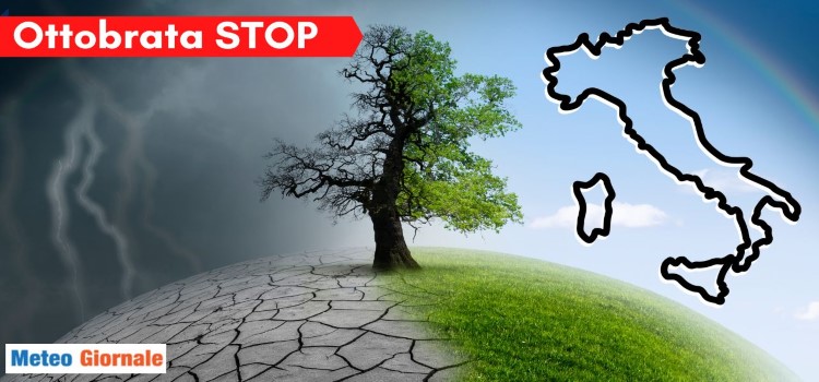Meteo 15 giorni: ottobrata stravolta. Incombono forti anomalie climatiche
