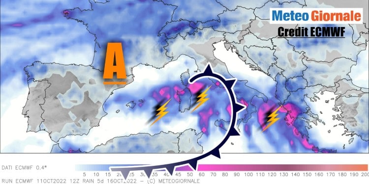 Meteo, Piogge e Forti temporali, transita una nuova perturbazione
