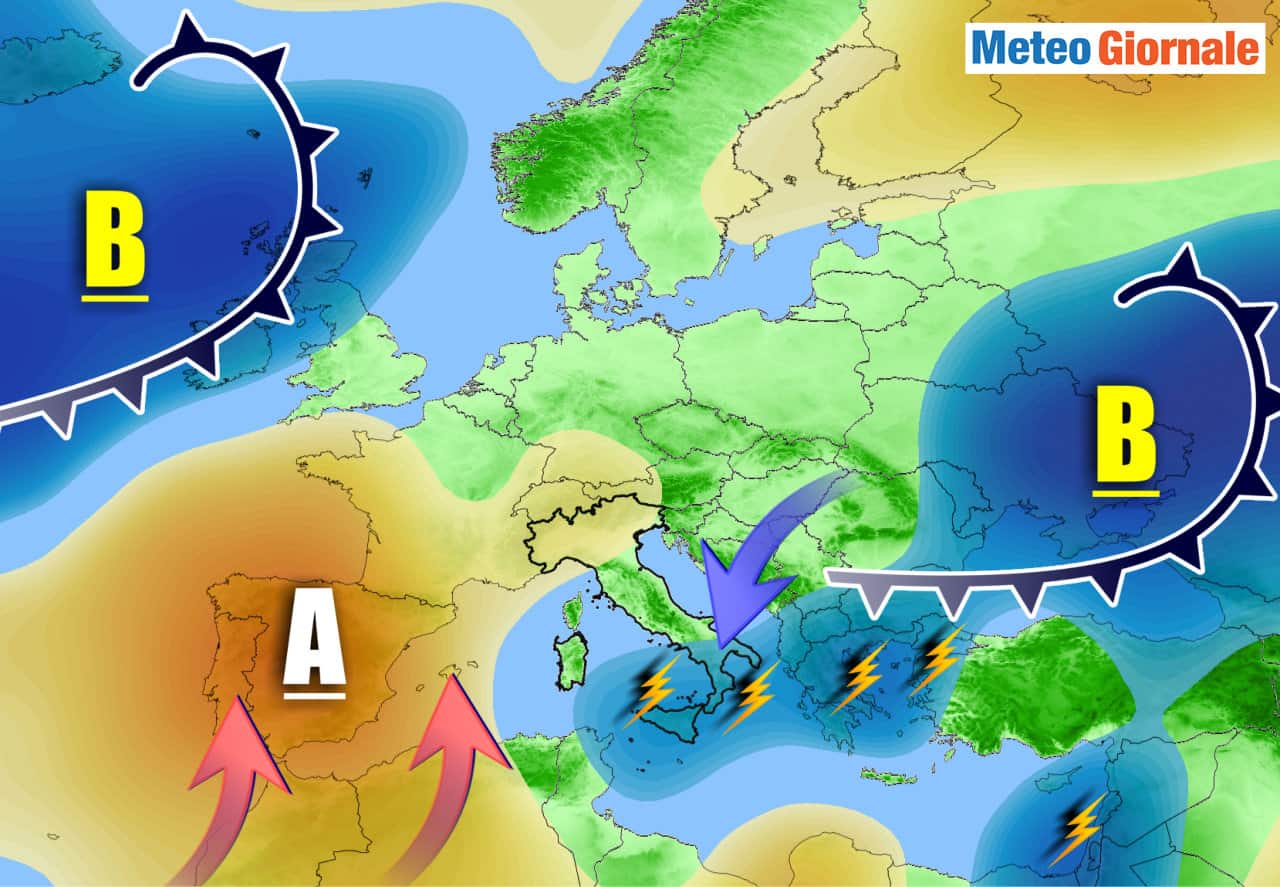 evoluzione meteo 851265