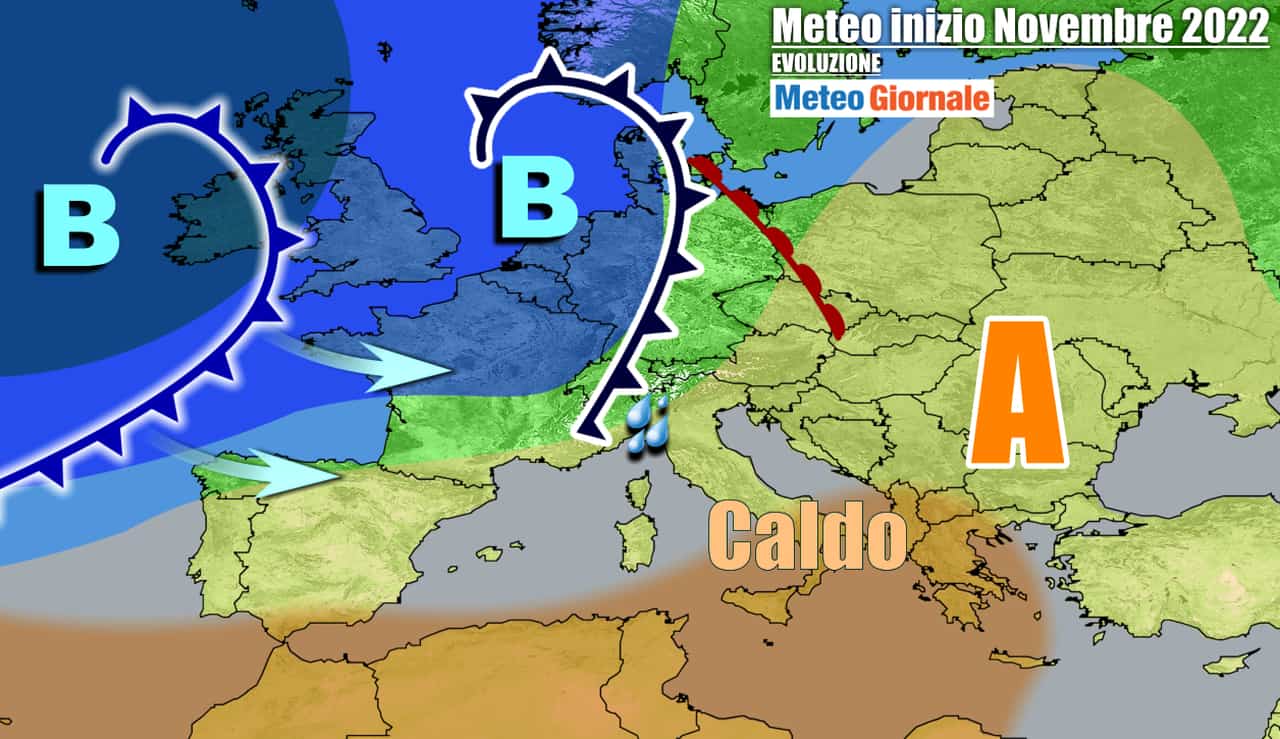Prima timida perturbazione per Ognissanti