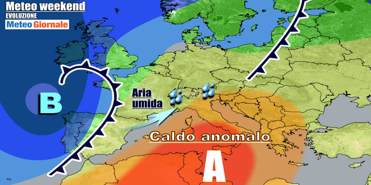 Anticiclone africano ancora in grande spolvero