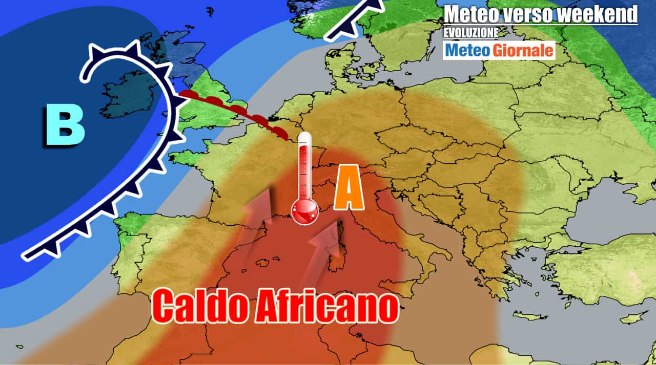 Anticiclone africano in grande spolvero