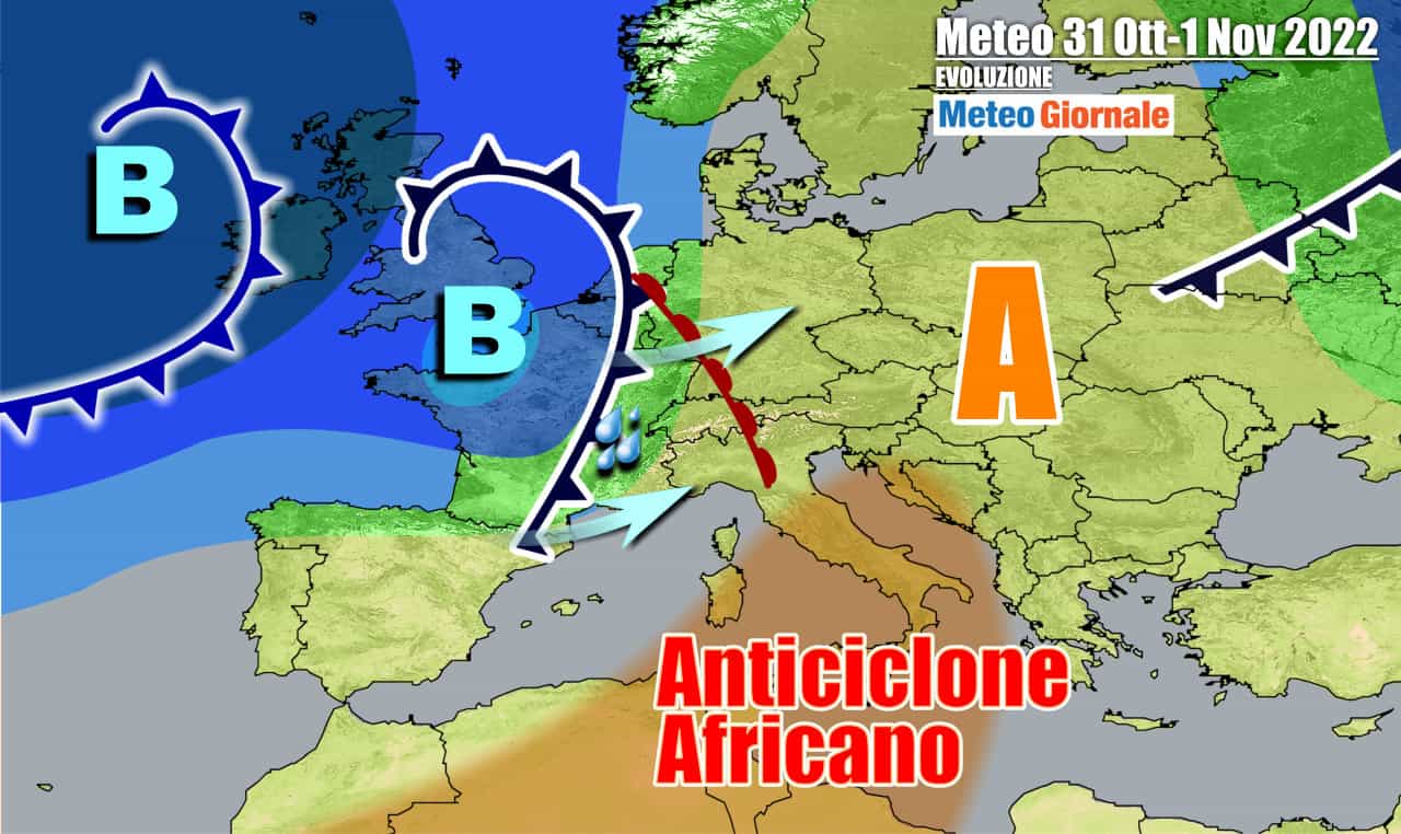 Si avvicina un fronte per Ognissanti
