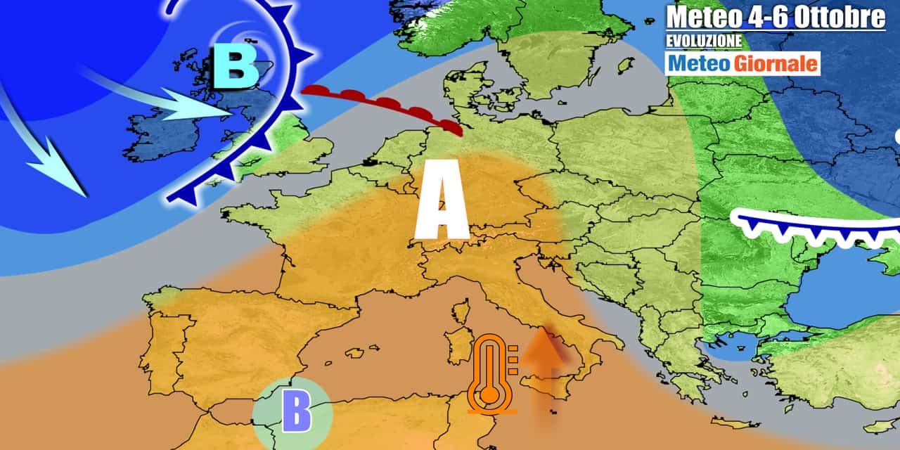 Alta Pressione in grande spolvero nei prossimi giorni