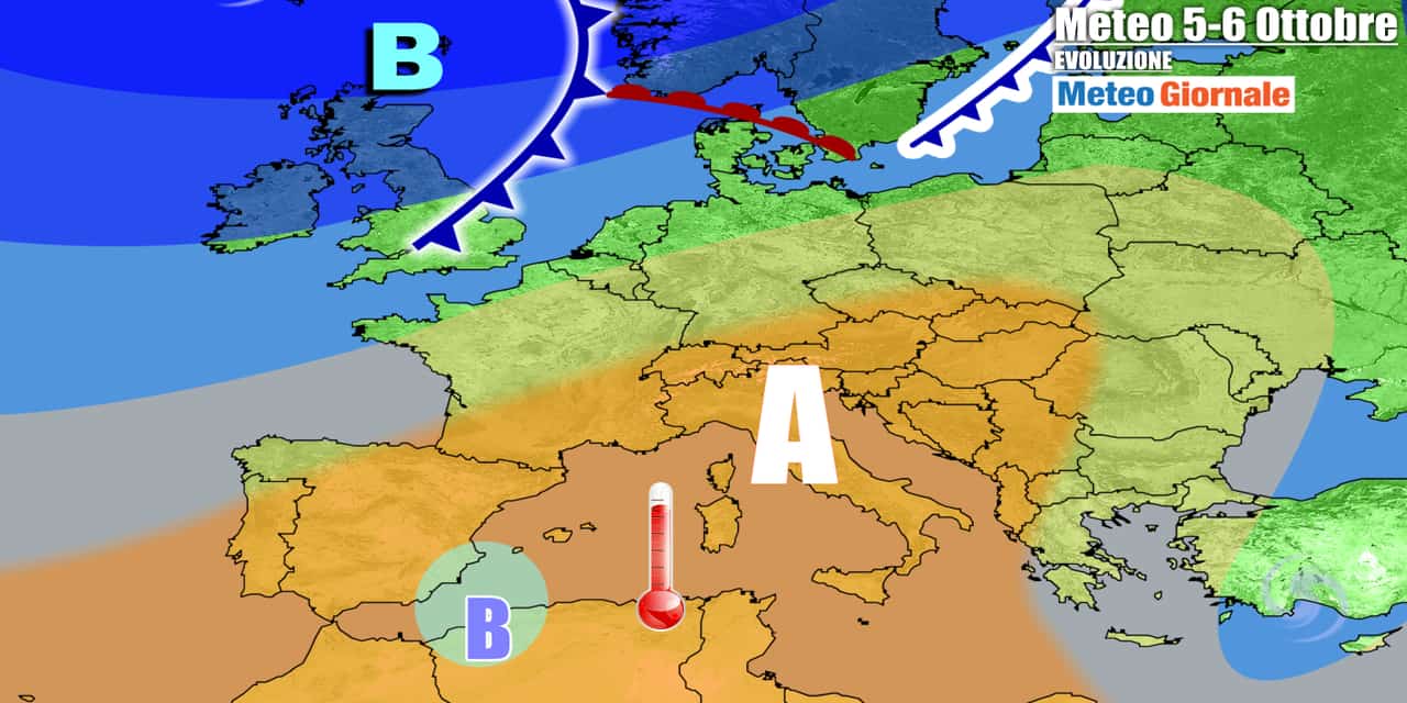 Anticiclone protagonista per tutta la settimana