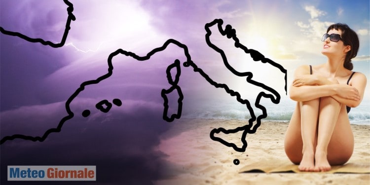 Meteo Week End in Italia: tra pioggia, temporali e caldo eccezionale