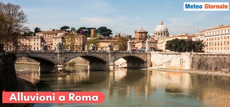 Tevere e le sue disastrose alluvioni su Roma