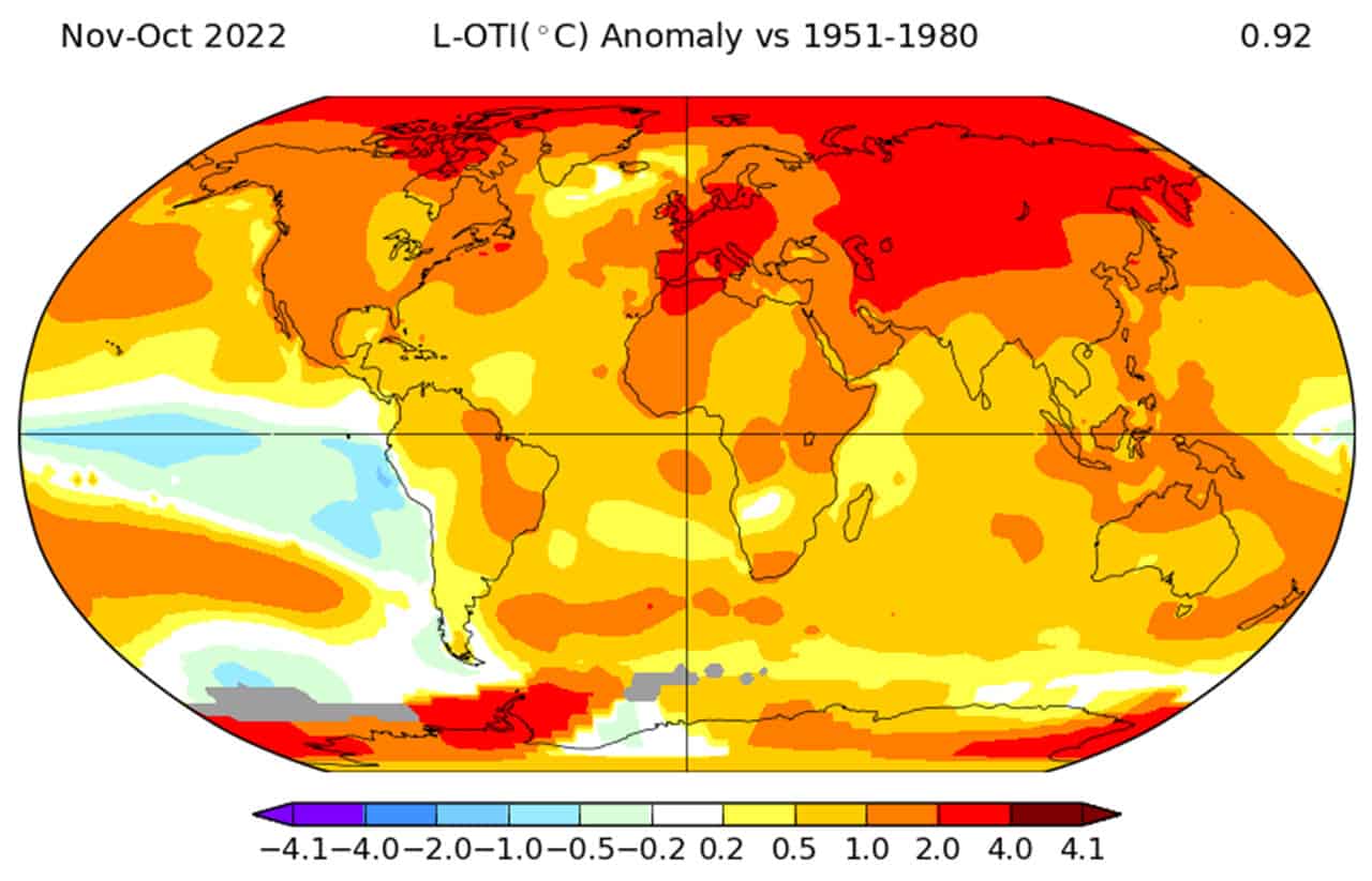 anomalia temperatura globale ottobre e novembre 2022 846
