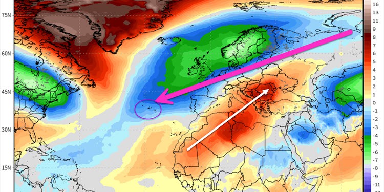 Obiettivo Italia, quando. Il gelido soffio dalla Siberia alle Azzorre. Meteo invernale irruento
