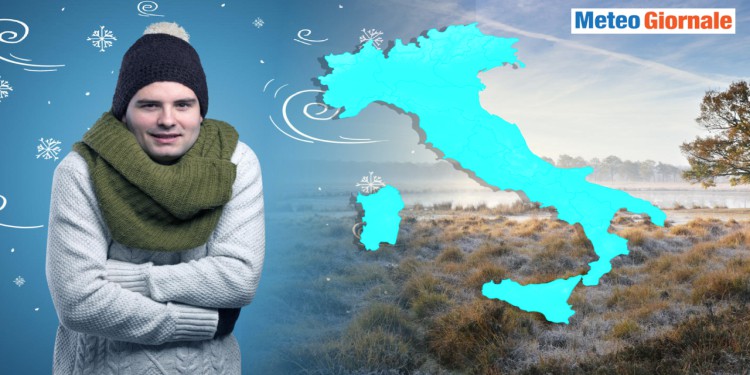 Meteo: temperature in forte calo e prime gelate in arrivo, vediamo dove