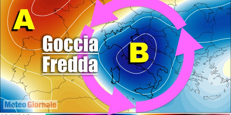 Meteo e le ipotesi di un freddo Ciclone in Quota in quota. Ipotesi conseguenze