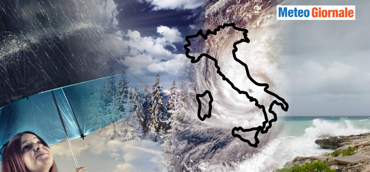 In Italia si prevede un weekend di maltempo