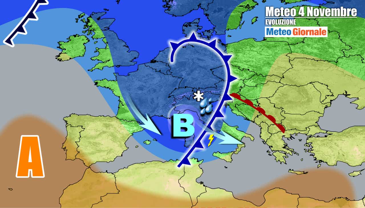 Maltempo sull'Italia, riecco l'Autunno