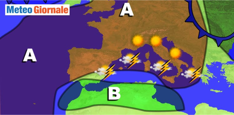 Meteo prossima settimana, Autunno Stop, nuovo anticiclone, ma sarà disturbato dal Mediterraneo