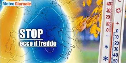 Meteo, crollano le temperature. Presagio di un pieno Autunno giunto tardivo