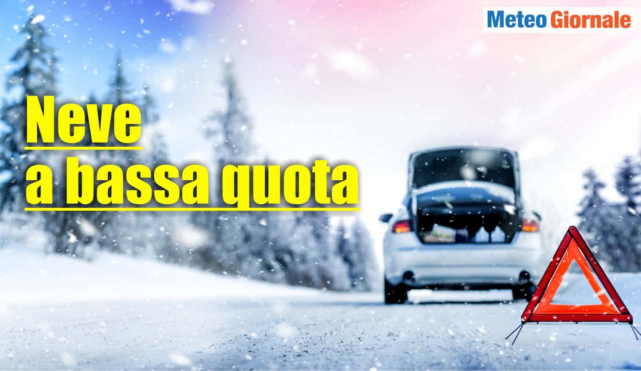 meteo con neve a bassa quota 965415