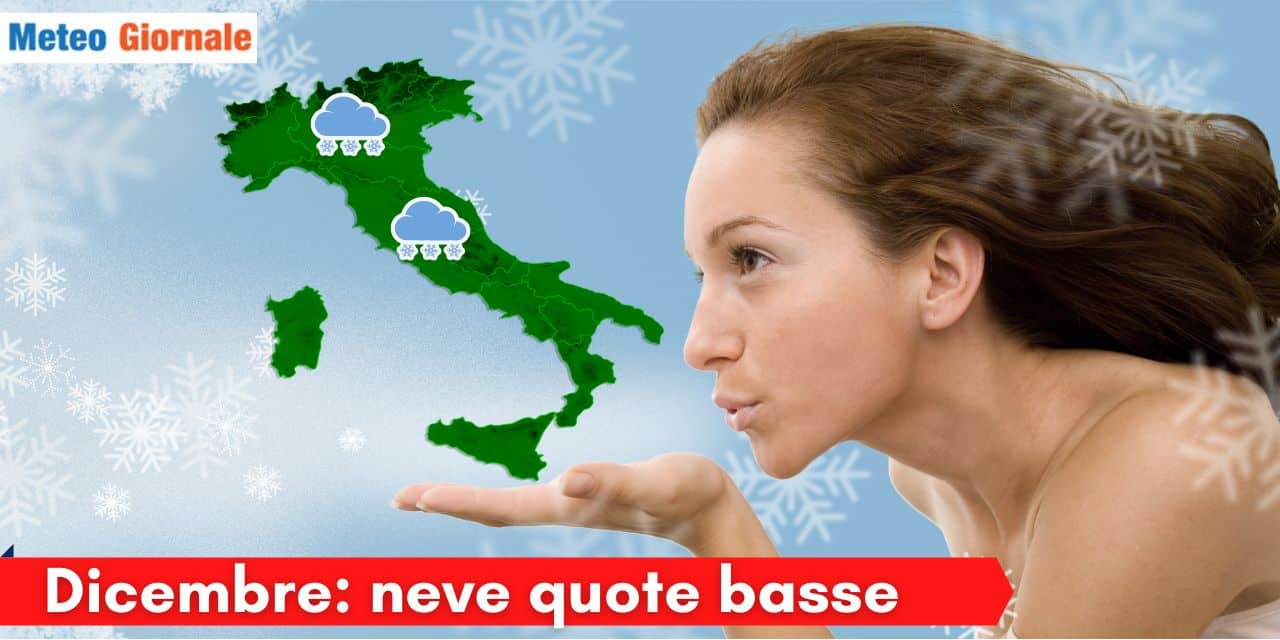 meteo giornale con neve a bassa quota 566