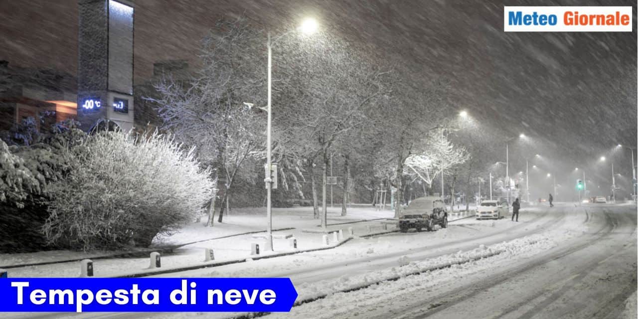 meteo giornale con tempesta di neve 663
