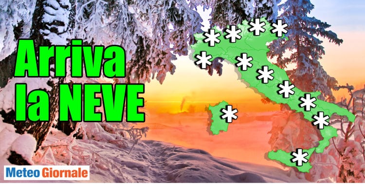 Prime nevicate a bassa quota: ecco quando e su che regioni