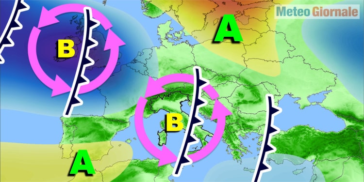 Meteo 15 giorni: perturbazioni dall’Atlantico