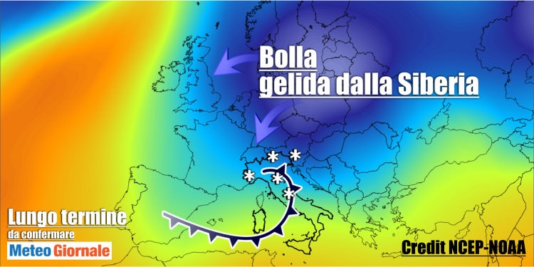 Meteo 15 giorni, ancora brutto e via via più freddo